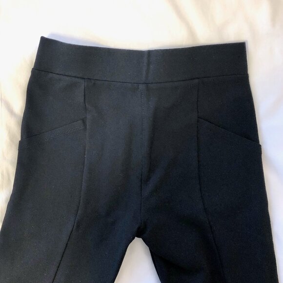 Betabrand Zippered Journey Pants - Skinny-Leg - Black - Small Long - Picture 5 of 9